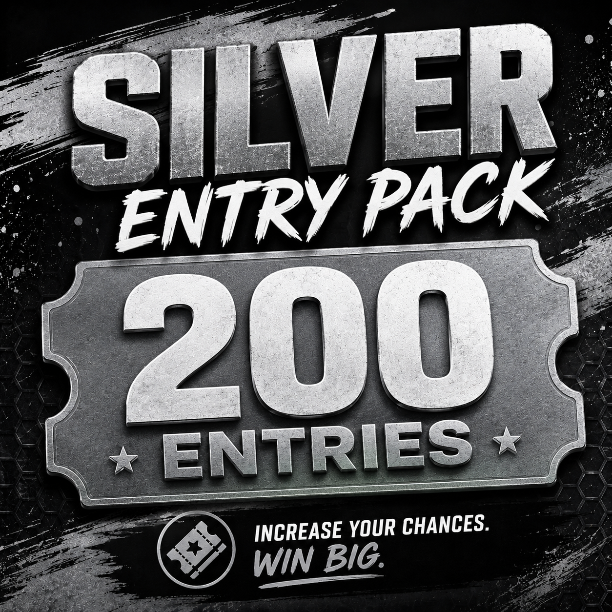Silver Entry Pack – 200 Giveaway Entries